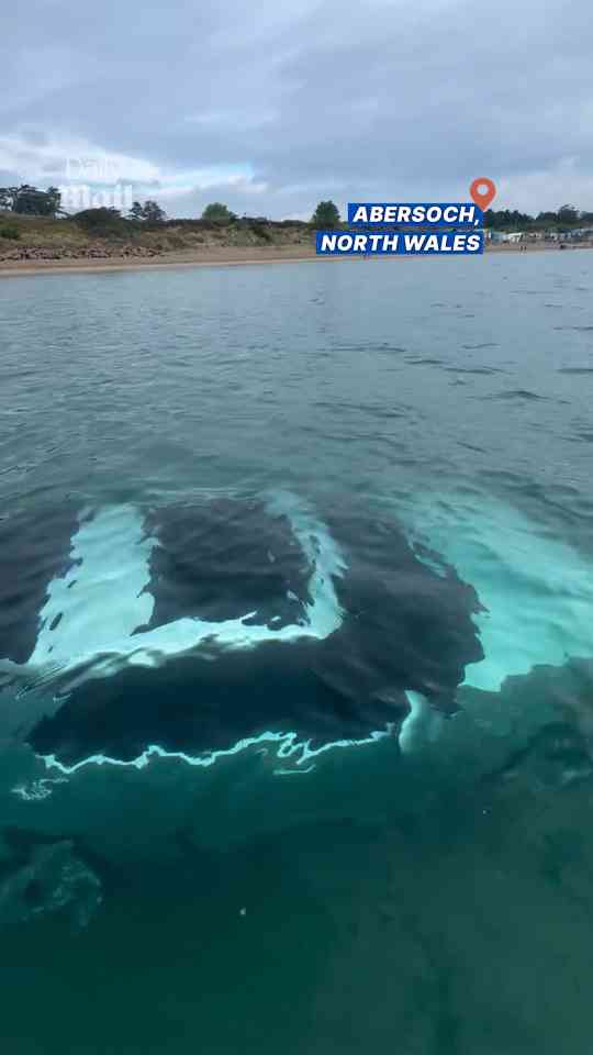 Luxury Land Rover submerged by tide at North Wales beach resort