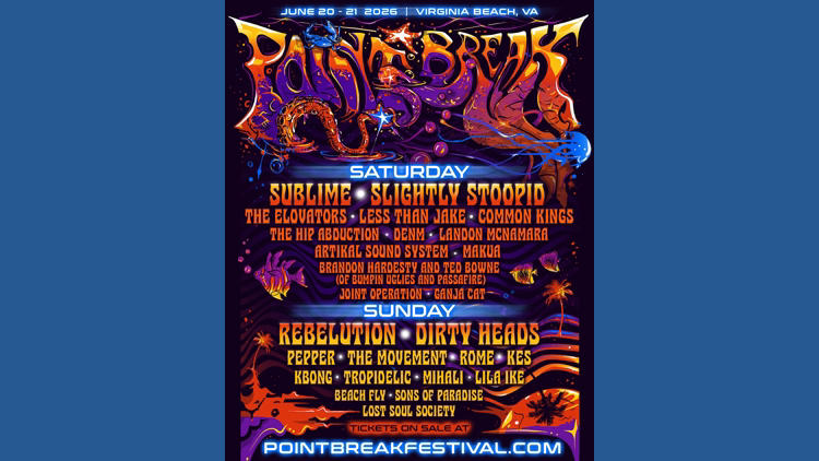Point Break Festival announces 2026 daily lineup
