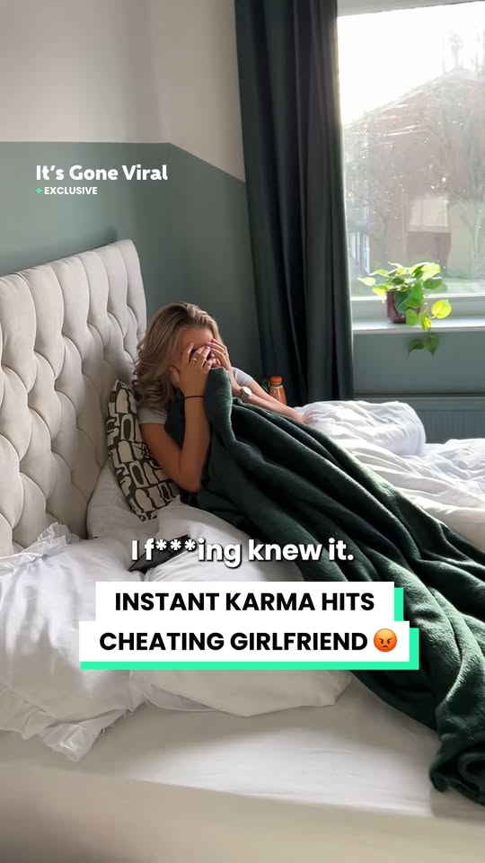 I caught her cheating in the act