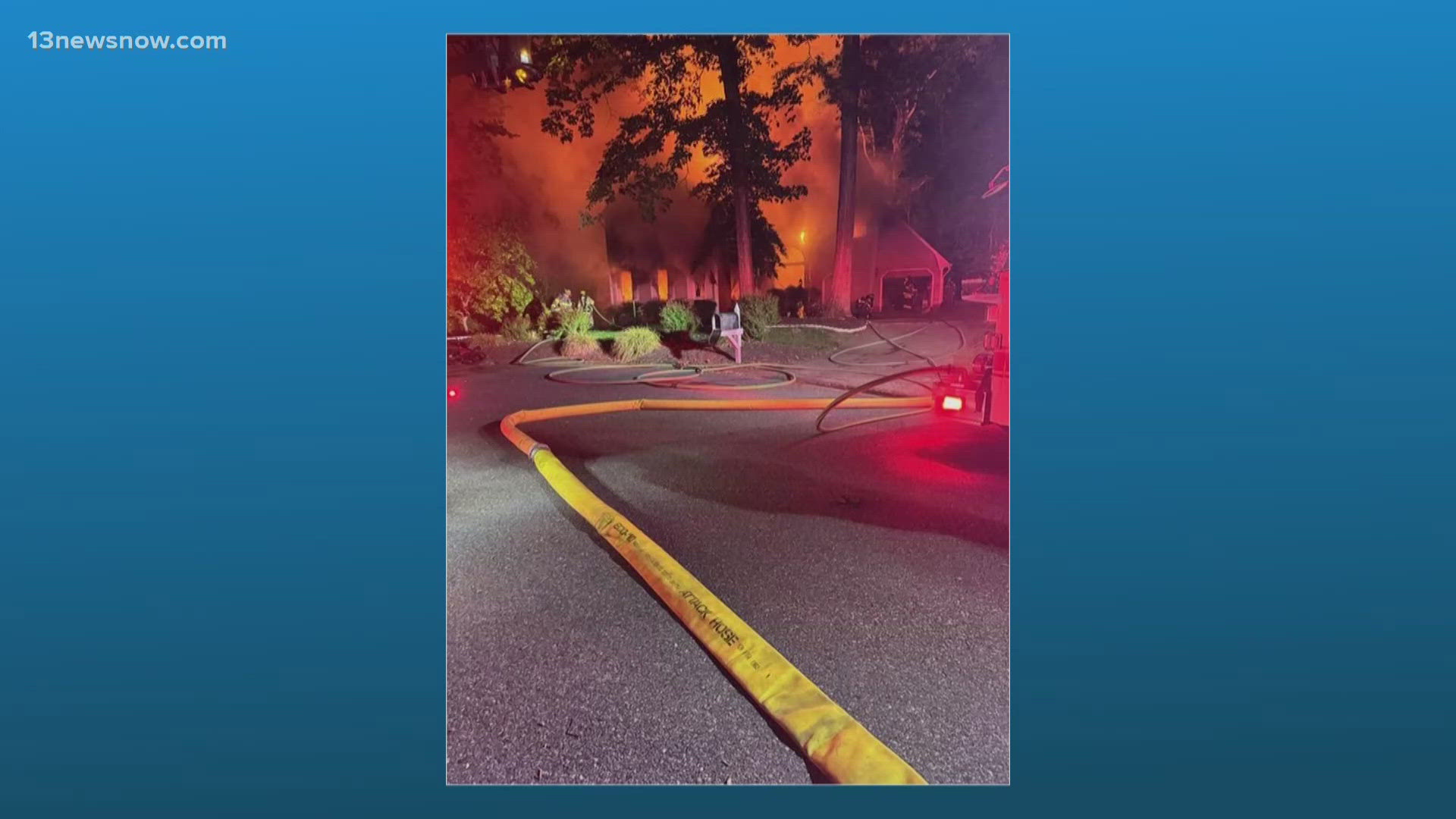 Fire destroys home overnight in Smithfield