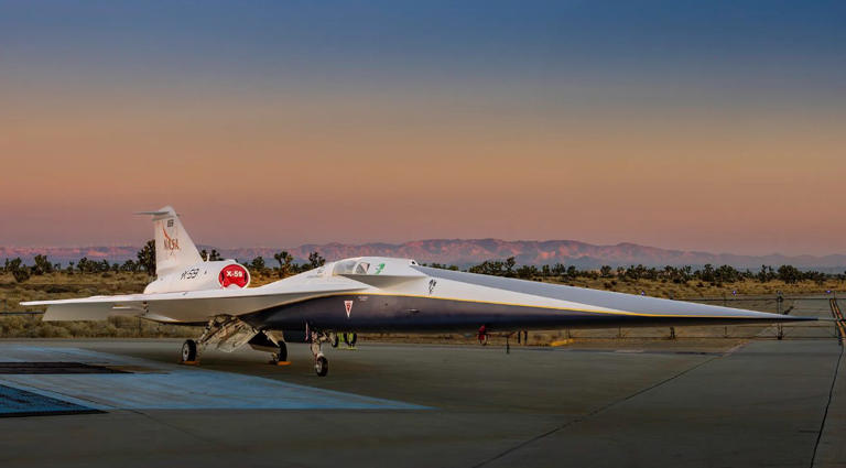 NASA's X-59 hits near-supersonic speeds in wild flight test