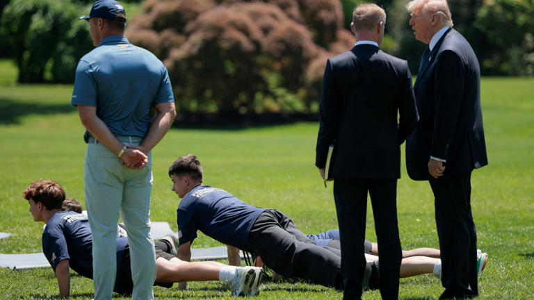 „Eine Minute am Tag“: Trump nennt seine Fitness-Routine