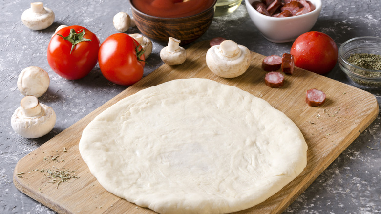 The trick to making pizza dough that gives you sourdough flavor without