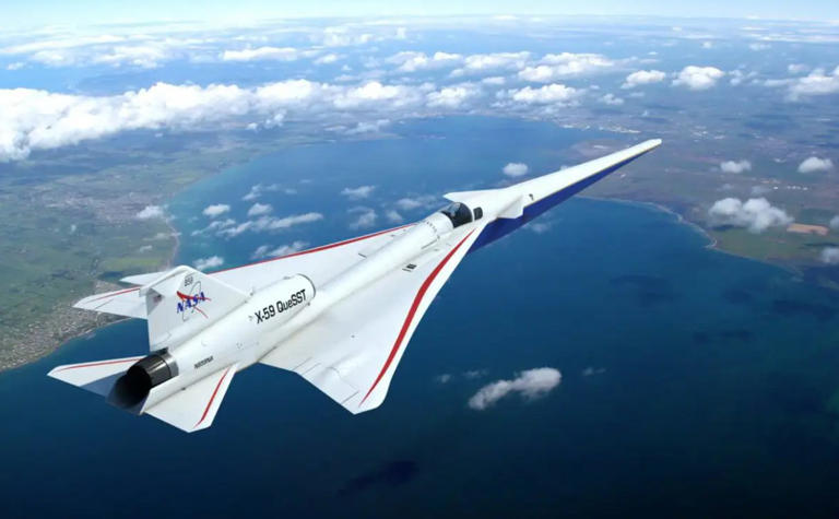 NASA's X-59 hits near-supersonic speeds in wild flight test