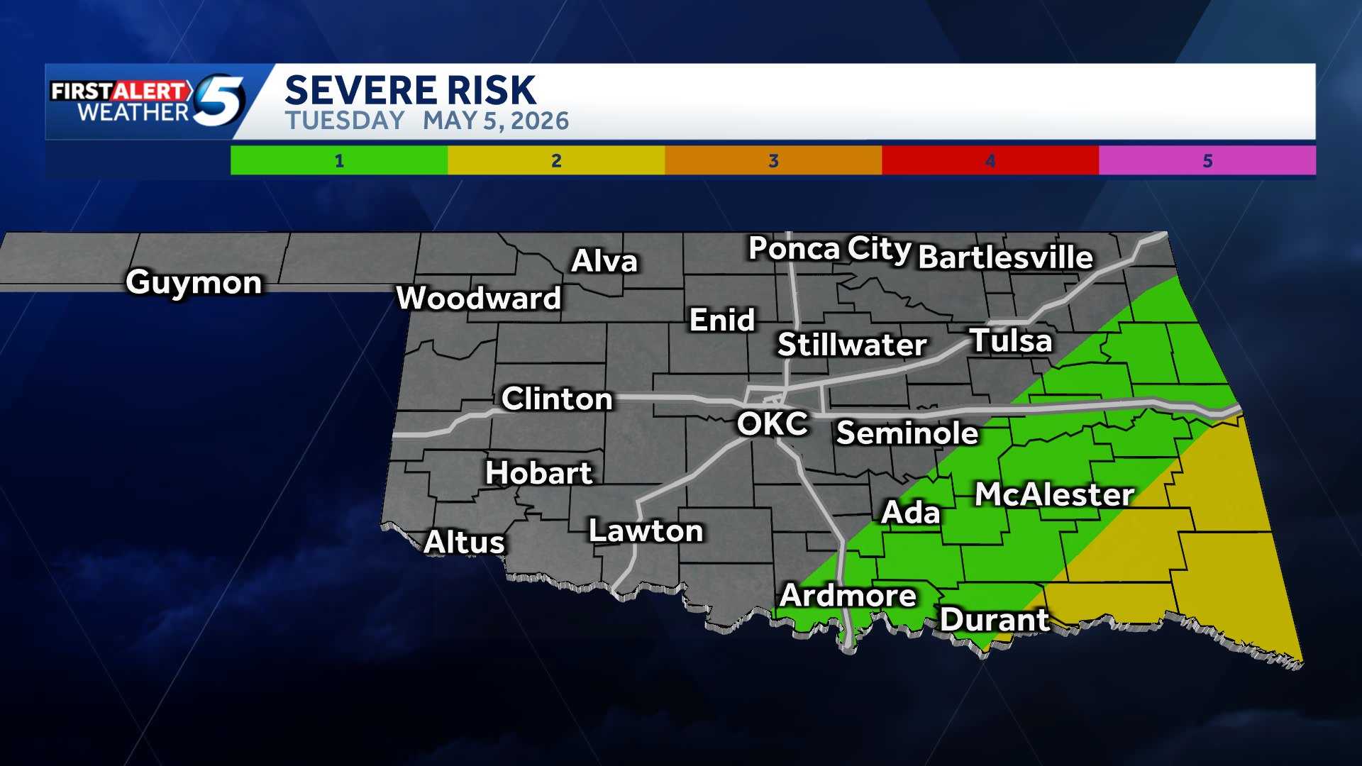 Timeline: Storms with low tornado risk possible Tuesday in parts of ...