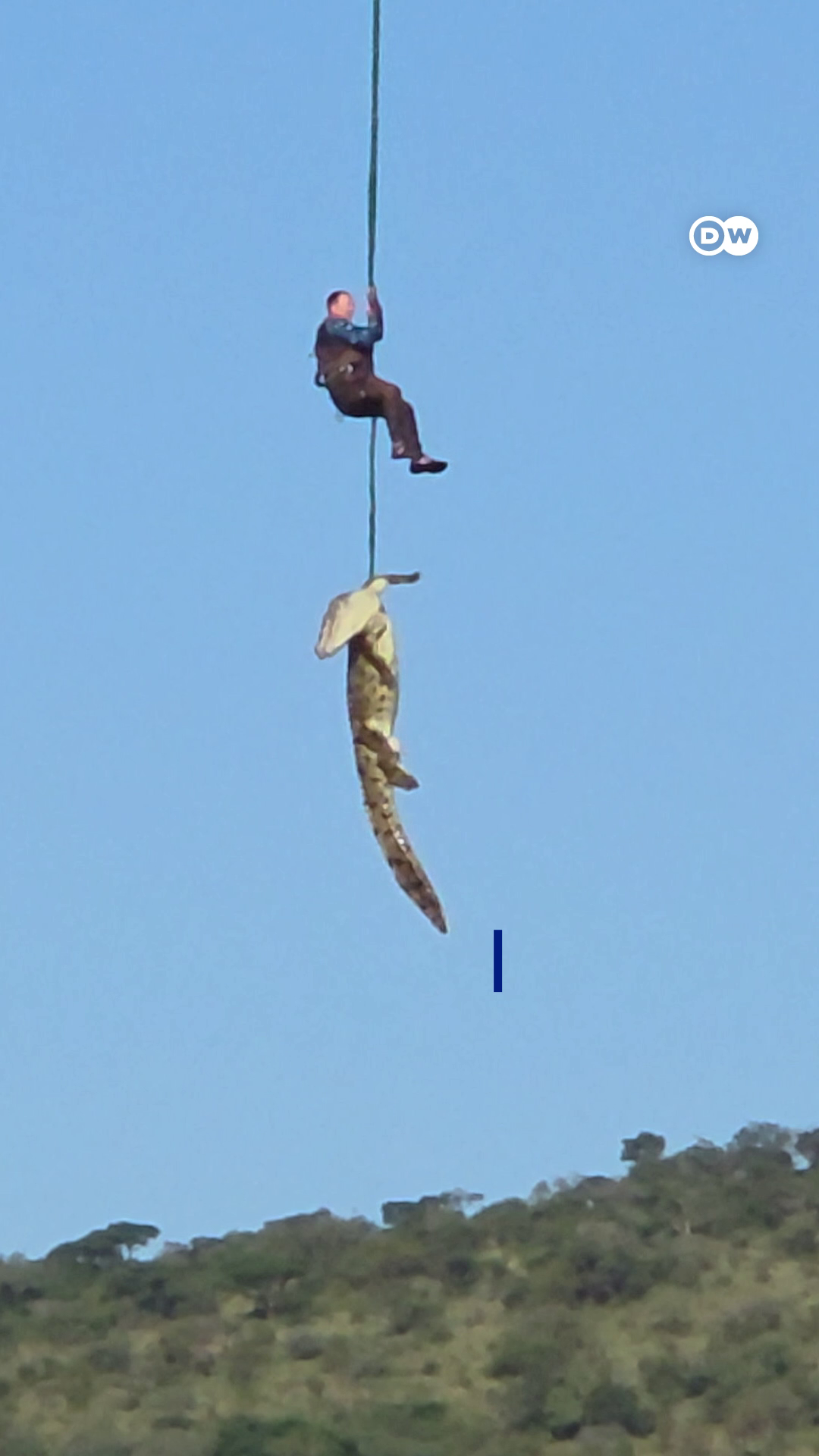 Cop and croc airlifted in recovery operation