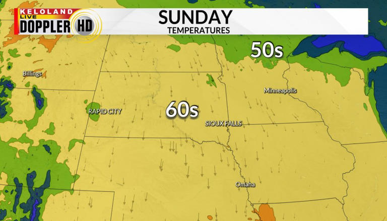 Below normal temperatures continue this week in KELOLAND