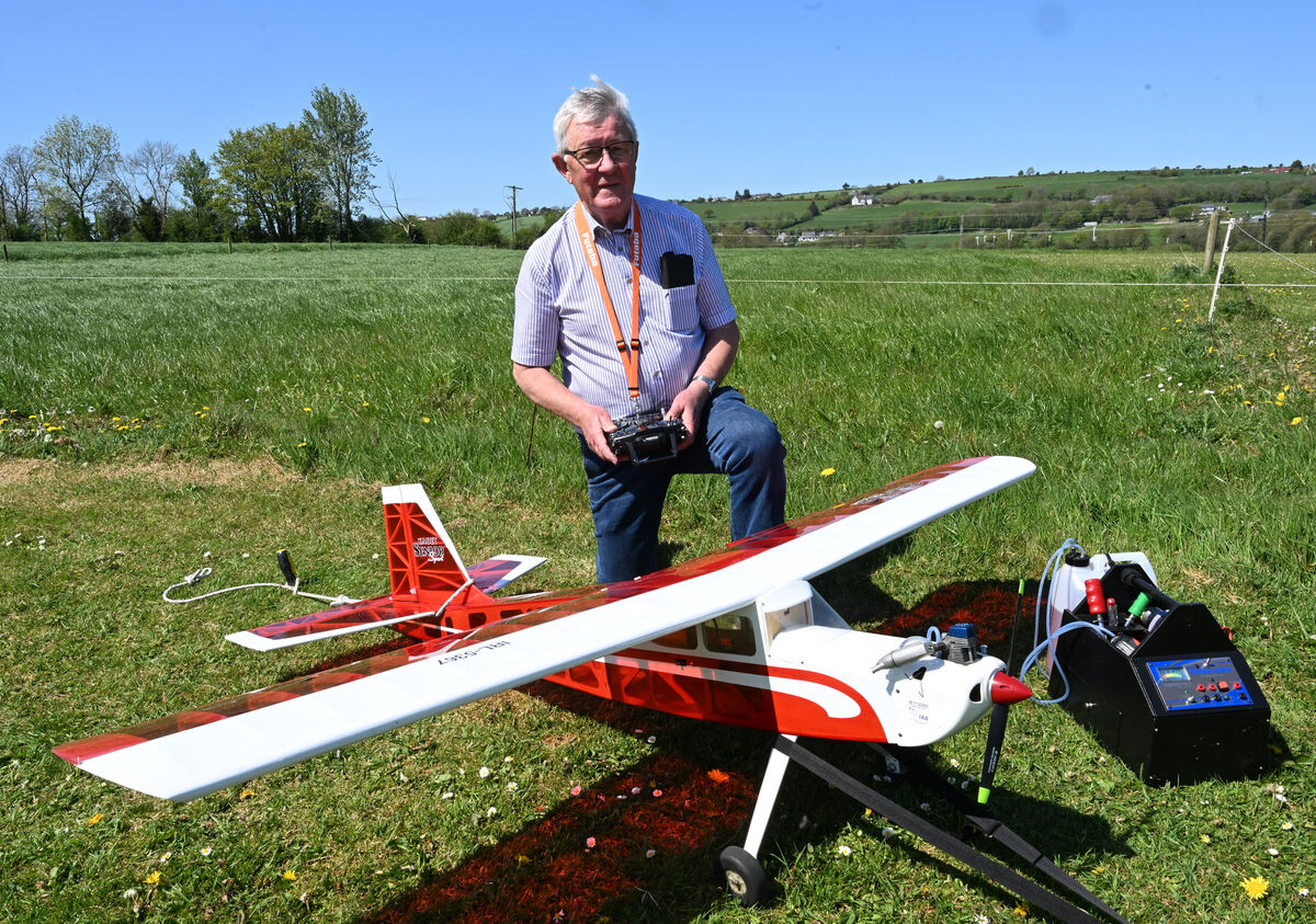 Cork model aeroplane club flying high