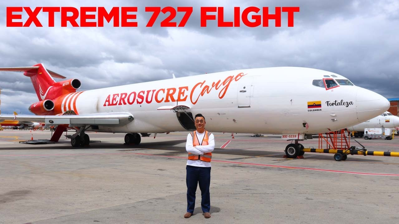 Flying a rare three-engine Boeing 727 in 2025