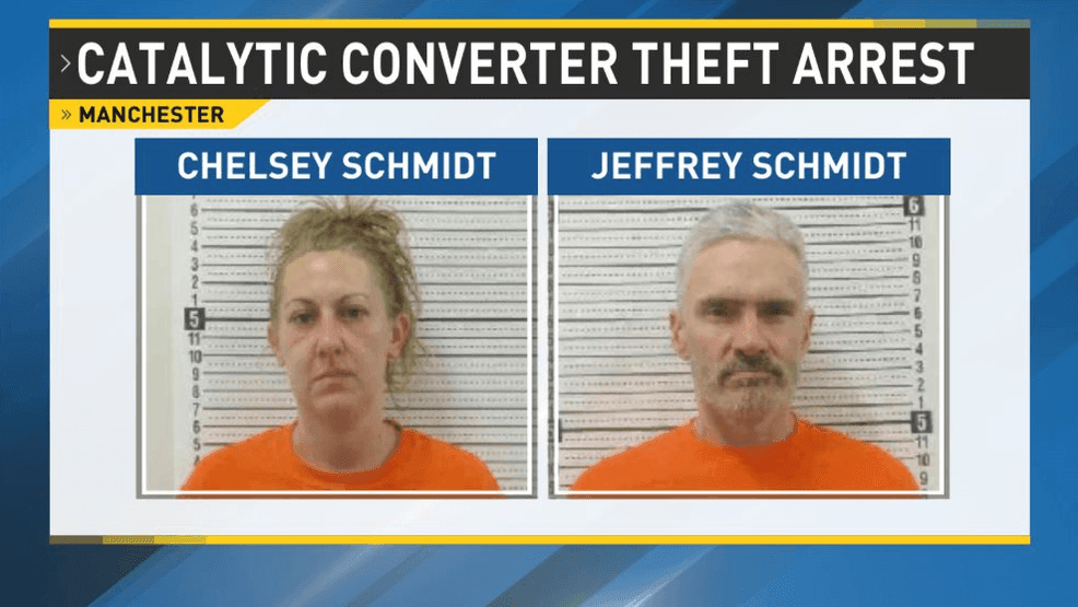'Bonnie and Clyde' arrested for alleged catalytic converter theft in ...