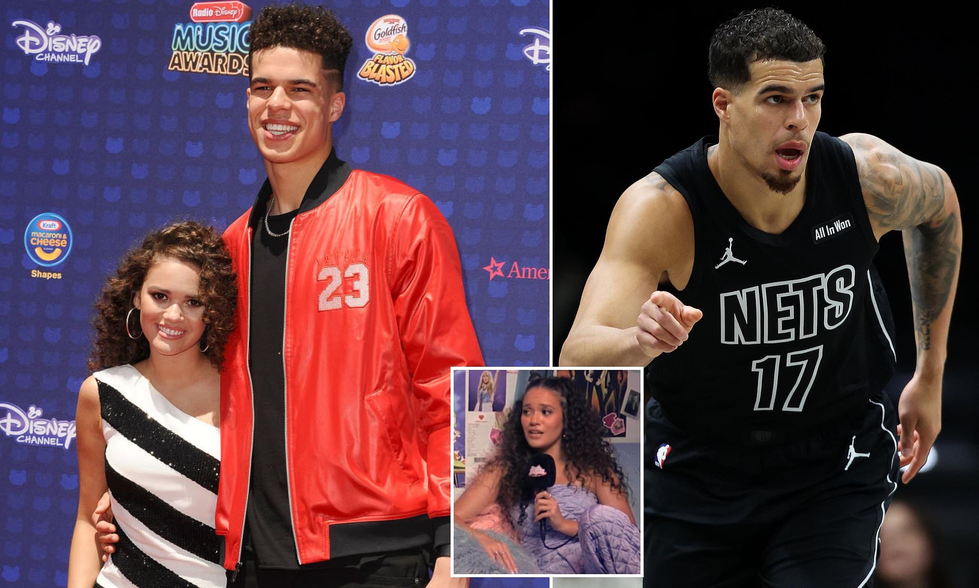 NBA star hits back at Disney Channel actress ex after she labeled him ...