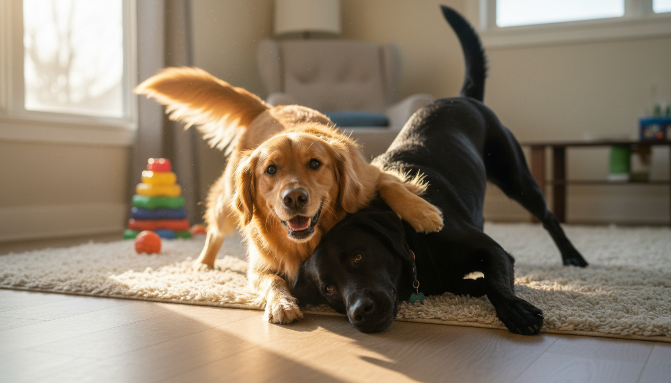2 rescue pups arrive at foster home and refuse to let go