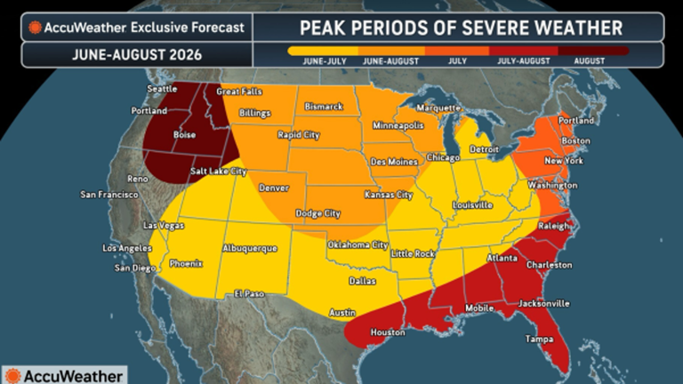 Summer forecast 2026: Historic heat, severe weather expected across ...