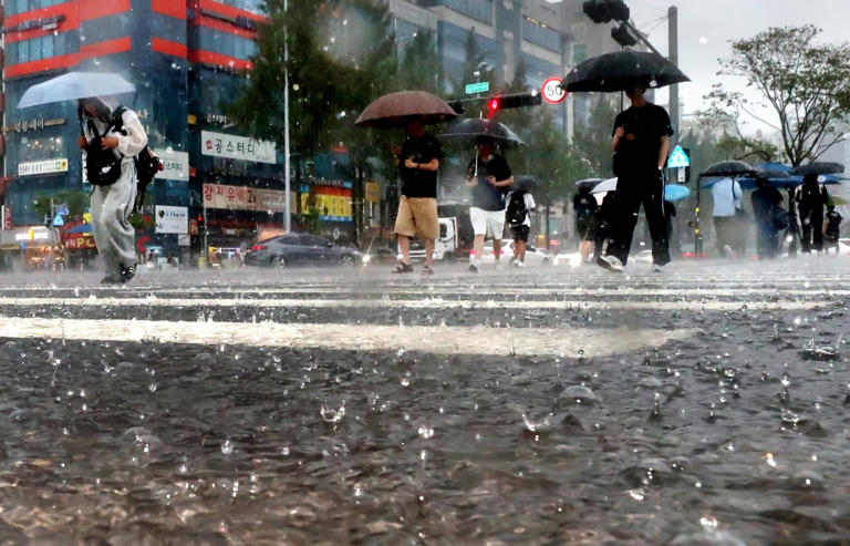 Early rainy season in Okinawa signals South Korea risk
