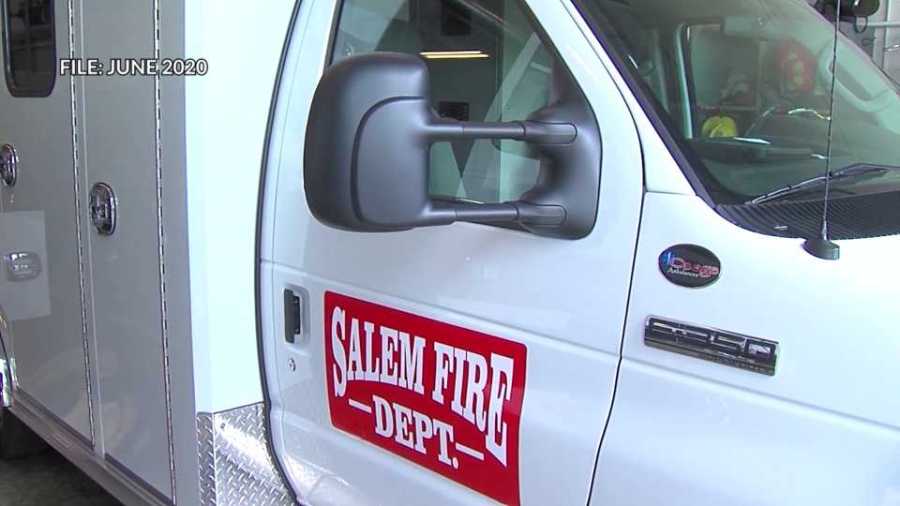 Emergency crews rescue man trapped under tree