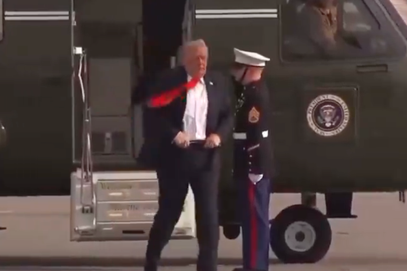 Trump, 79, unable to walk in a straight line in worrying new video