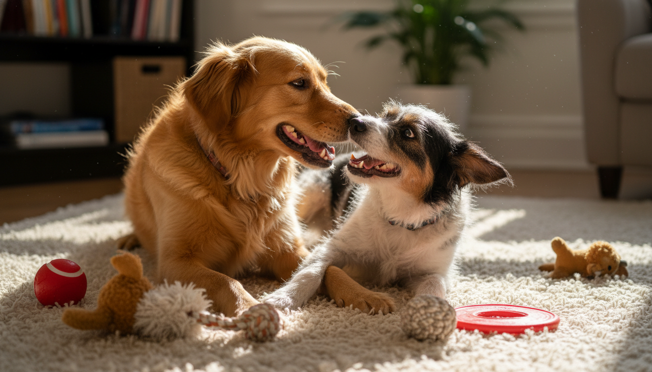 2 rescue pups arrive at foster home and refuse to let go