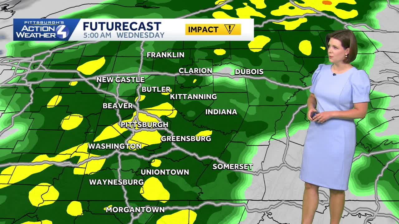 Western PA: More rain tonight, impact day Wednesday | May 5
