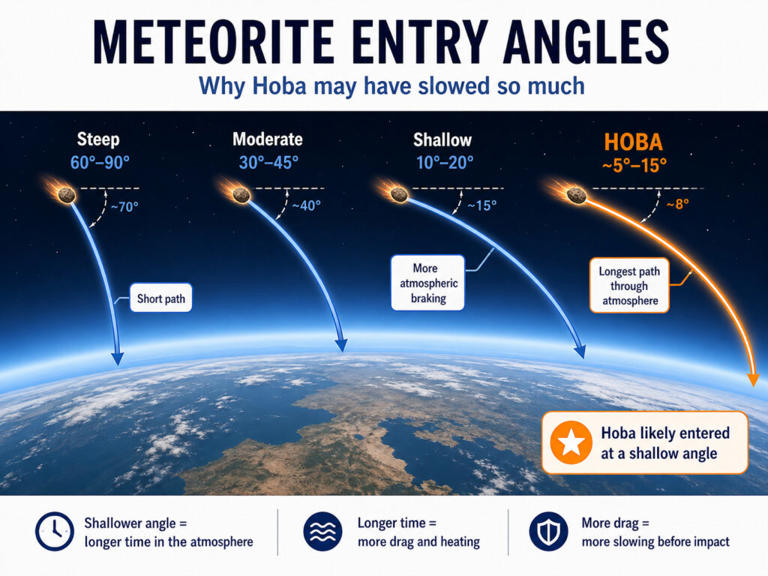 Why largest meteorite found on Earth has no crater around it