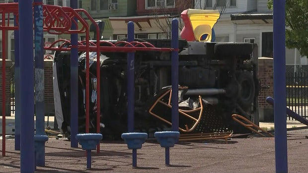 Stolen truck runs red light, crashes into playground outside Southwest ...