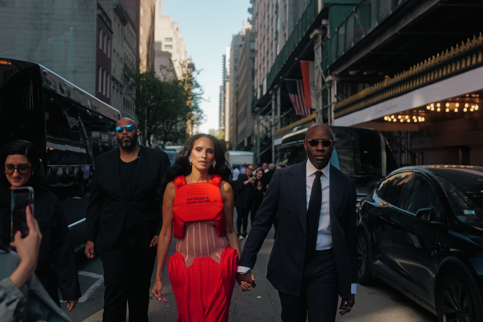 The Met Gala was about fashion. One unexpected look made it about gun ...