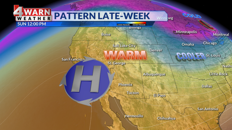 Showers fade through Wednesday morning with clearing and cooler conditions