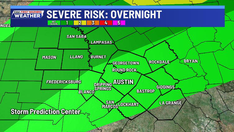 Strong storms possible overnight and later Wednesday