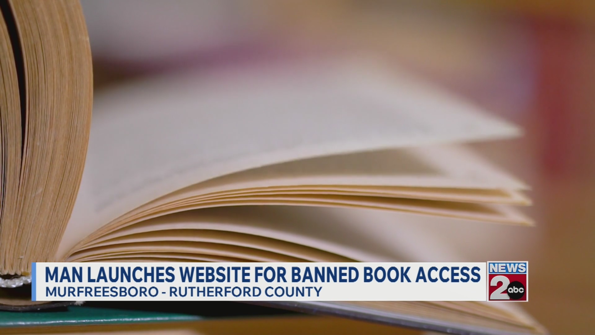 Murfreesboro man launches website for banned book access