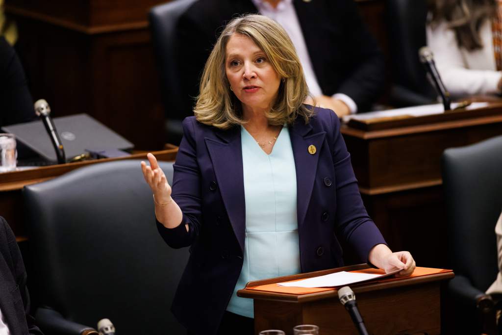 Doug Ford accuses NDP leader Marit Stiles of “Trump-style” comments