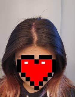 after image of reviewer with clean and smooth hair