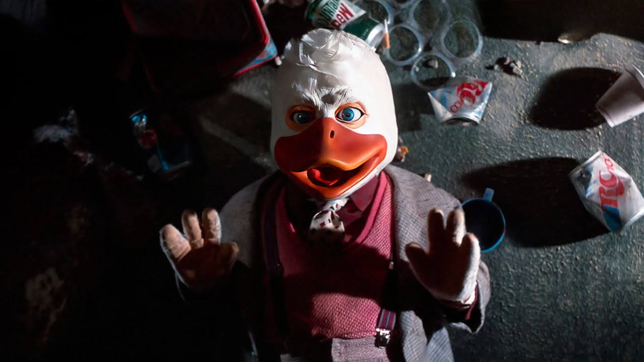Howard's rough first moments on Earth: Howard the Duck