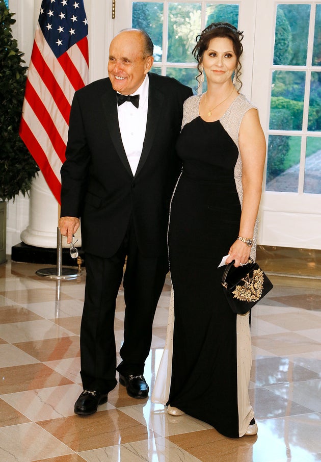 Former New York City Mayor Rudy Giuliani and Maria Ryan attended a 2019 state dinner at the White House during President Donald Trump's first term.