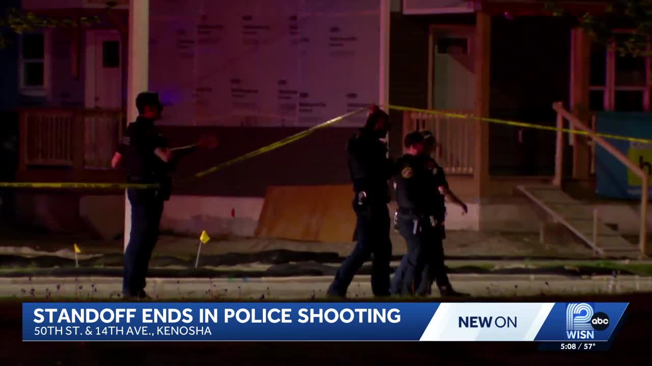 Armed suspect shot by police after 7-hour standoff in Kenosha