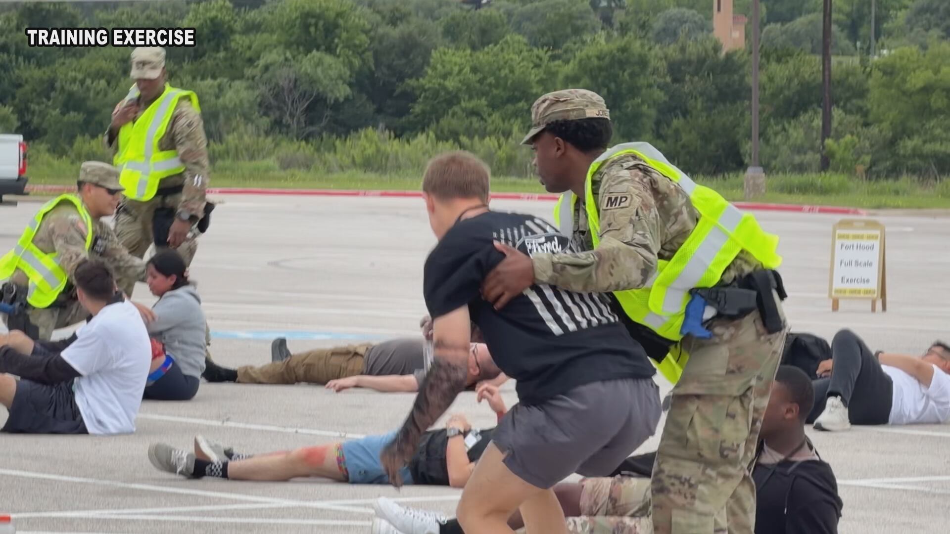 Fort Hood conducts mass casualty training exercise