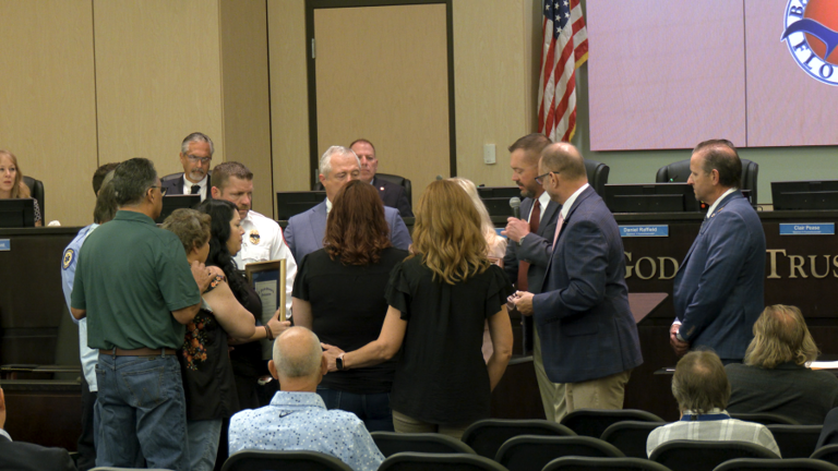 Bay County honors family of fallen firefighter Capt. Jared Sasnett