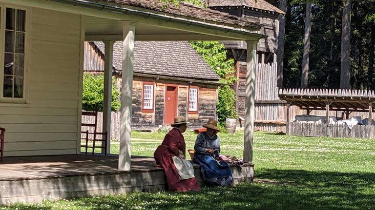 Washington's once-thriving outpost now houses the oldest building in ...