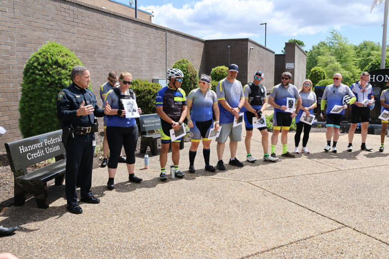 Law enforcement memorial bike ride pauses in Wilmington to remember ...