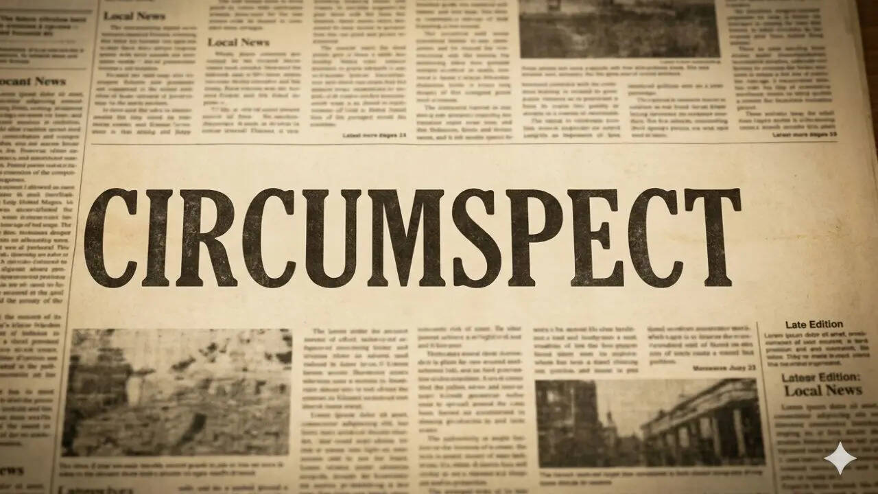 Word of the day: Circumspect