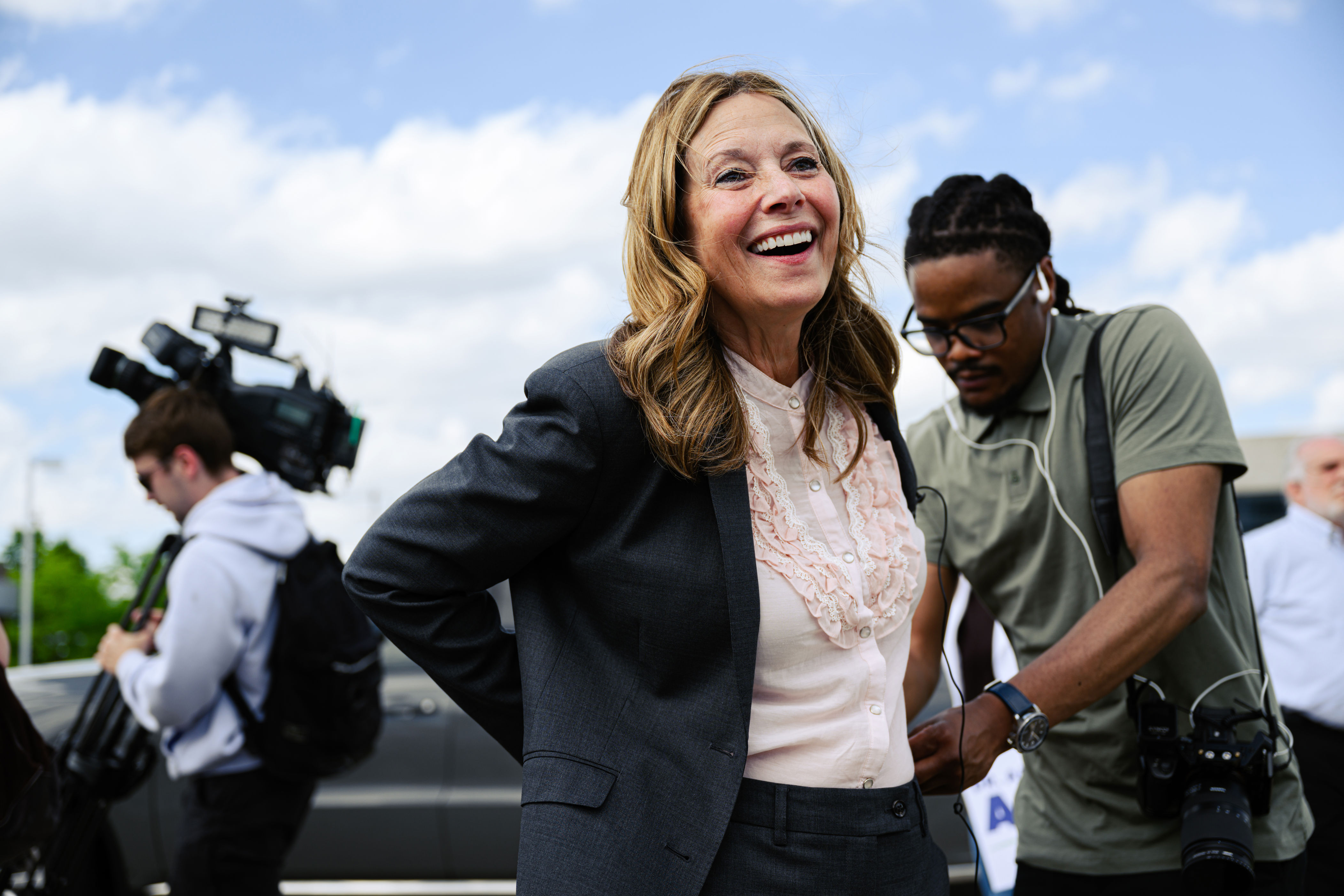 Ohio Gubernatorial Candidate Amy Acton Holds Early Vote Rally With Educators And Health Care Workers