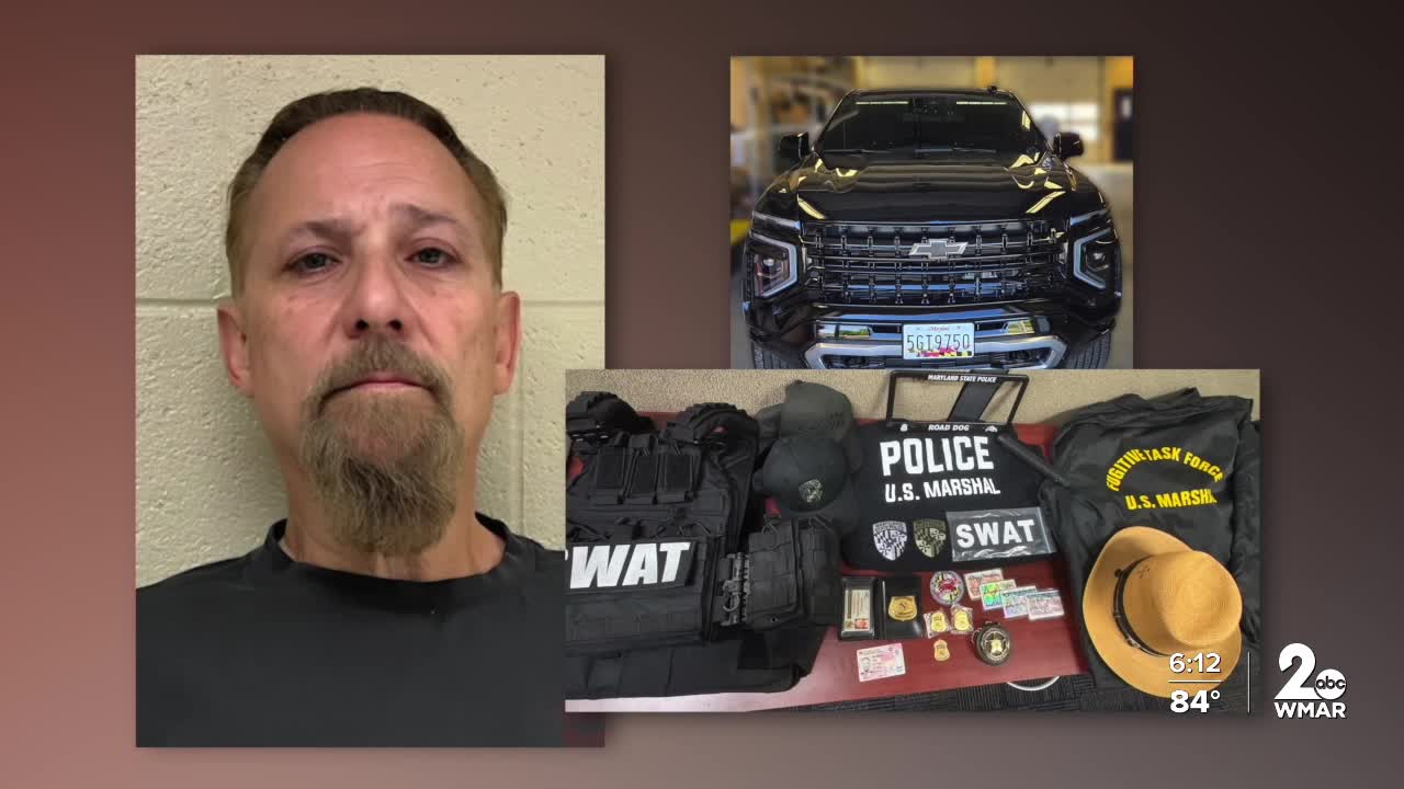 Harford Sheriff busts fake cop posing with fraudulent ID & badge