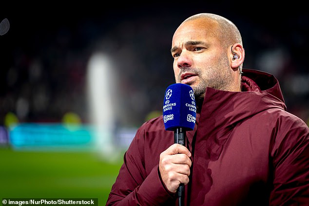 Sneijder cheekily suggested that the second leg between PSG and Bayern Munich should instead be viewed as the final of this year's competition