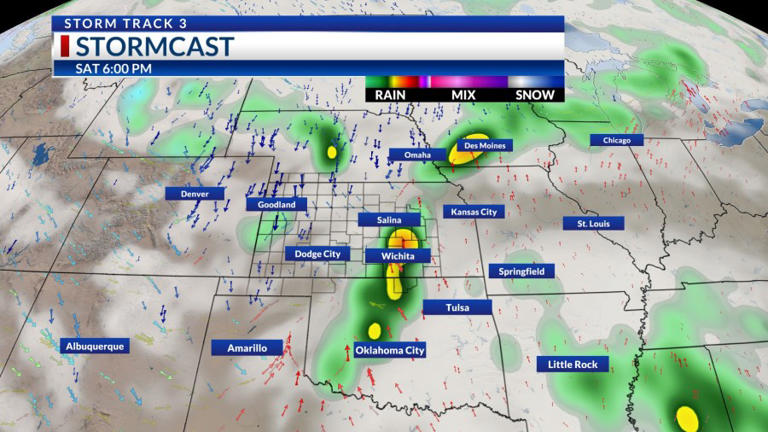 Storm Track 3 forecast: Rain and some snow expected overnight, warming ...