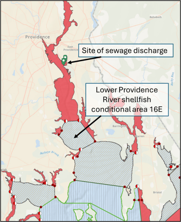 800,000 gallons of untreated sewage discharged into Providence River