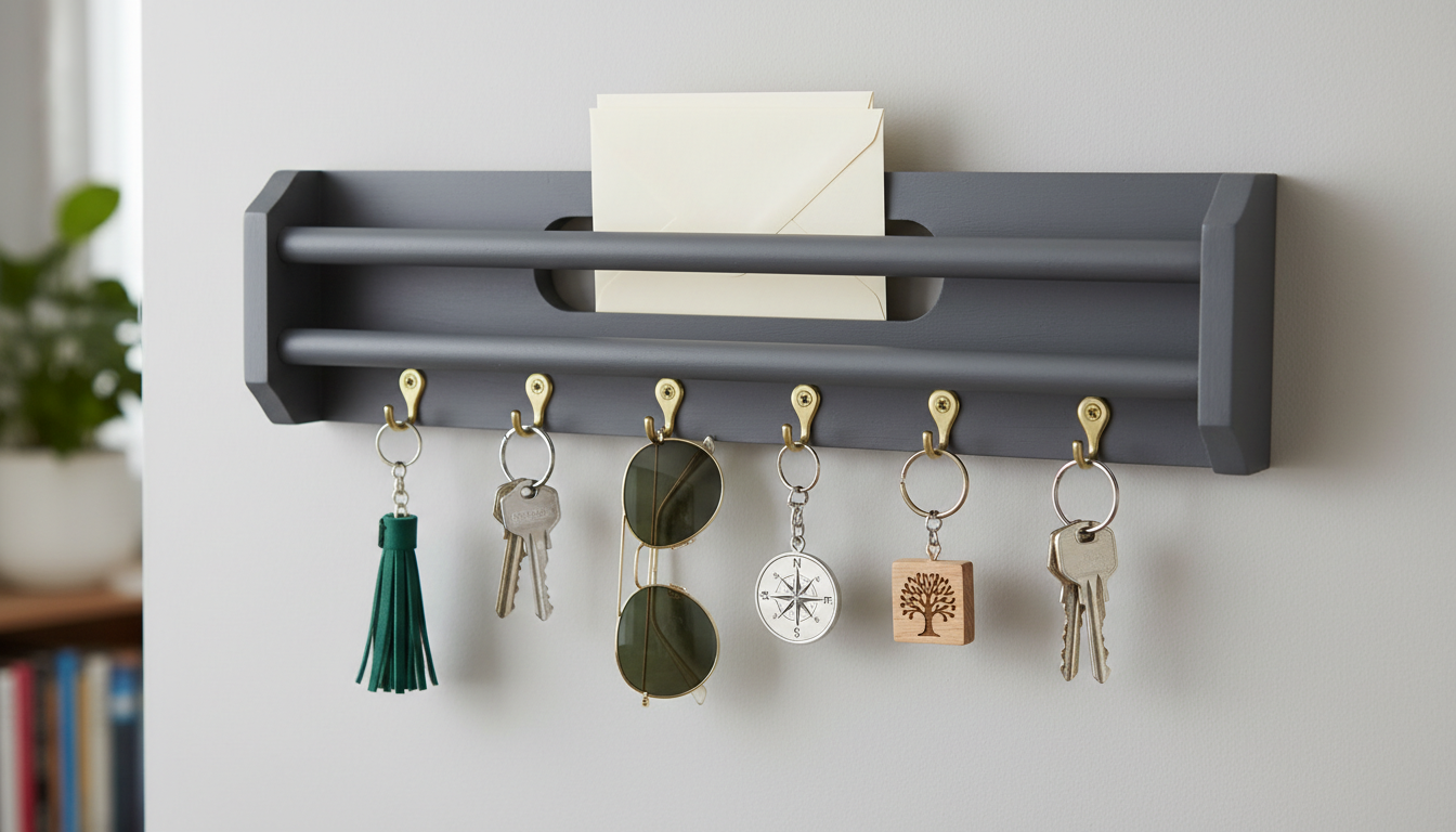 I have spoon rack on my hallway wall, and it’s the prettiest storage ...