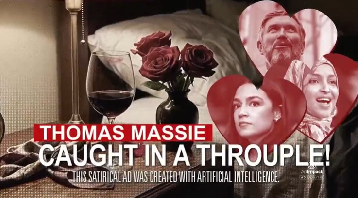 'Take it down': MTG says Massie attack ad insinuating a throuple with ...