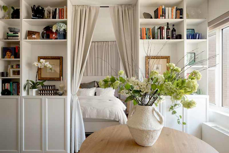 Curated visual reference: Picture Idea: A Tiny Studio Turned Into A Proper One Bedroom Thanks