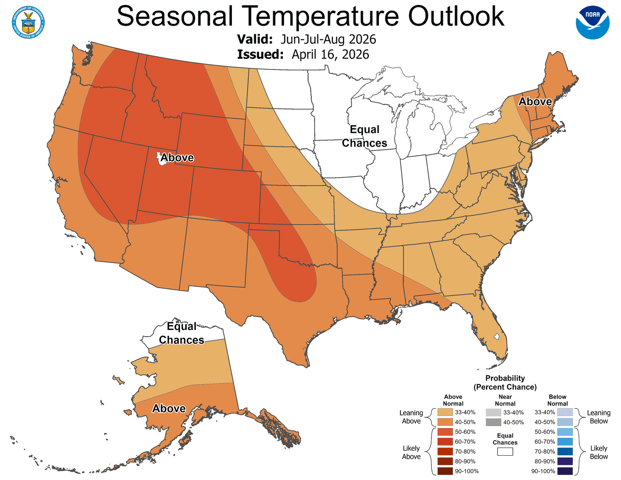 Summer outlooks call for hotter-than-average temperatures across most ...