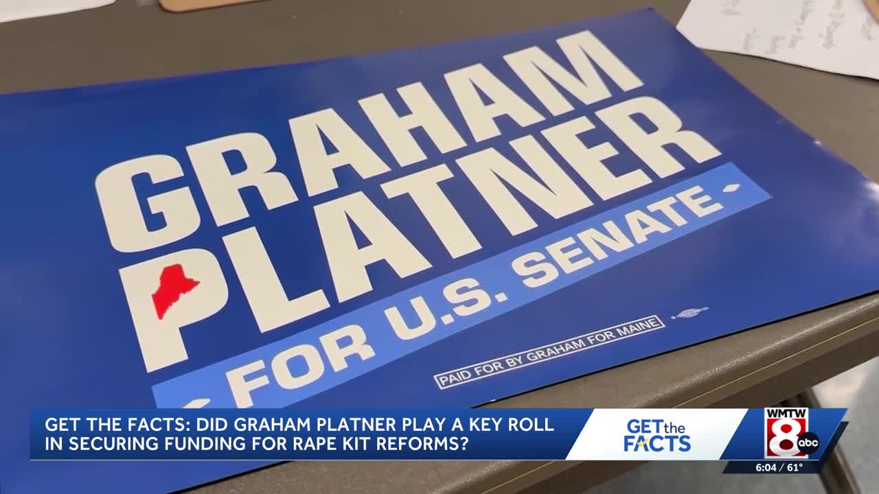 Get the facts: Did Graham Platner play a 'key role' in passing rape kit ...