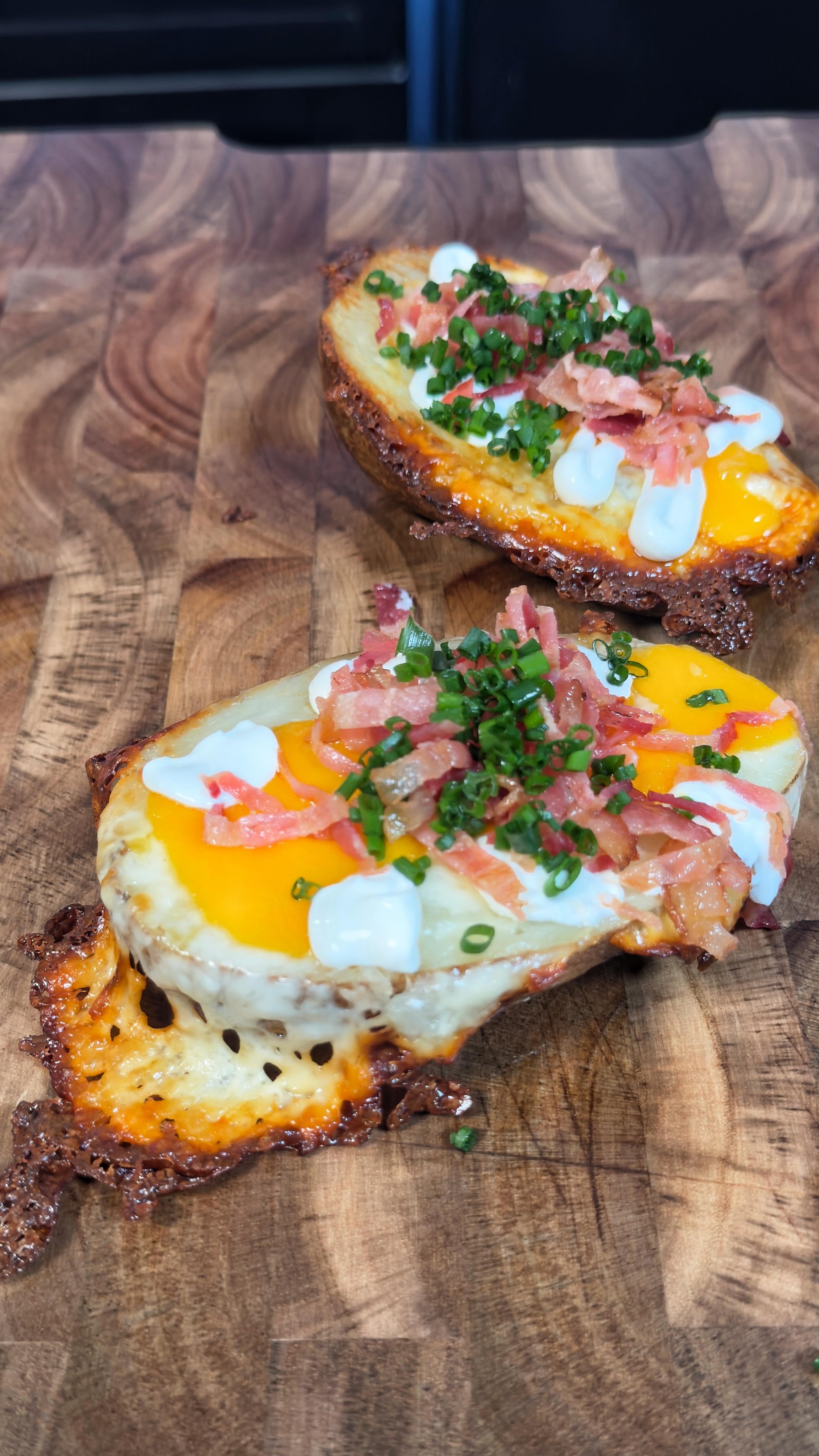 Loaded thrice baked potato recipe