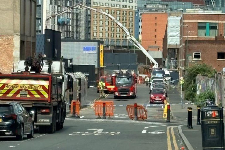 Stolen car rammed into shutters at Birmingham Jaguar showroom sparking fire